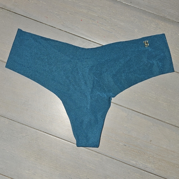 Victoria's Secret Teal Green No-Show Thong Panty Size Medium - Picture 5 of 8